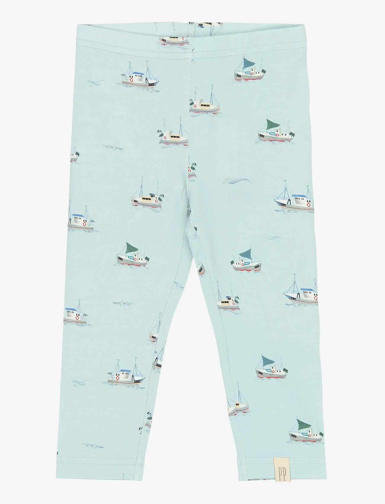 ppstar leggings - illusion blue boat aop