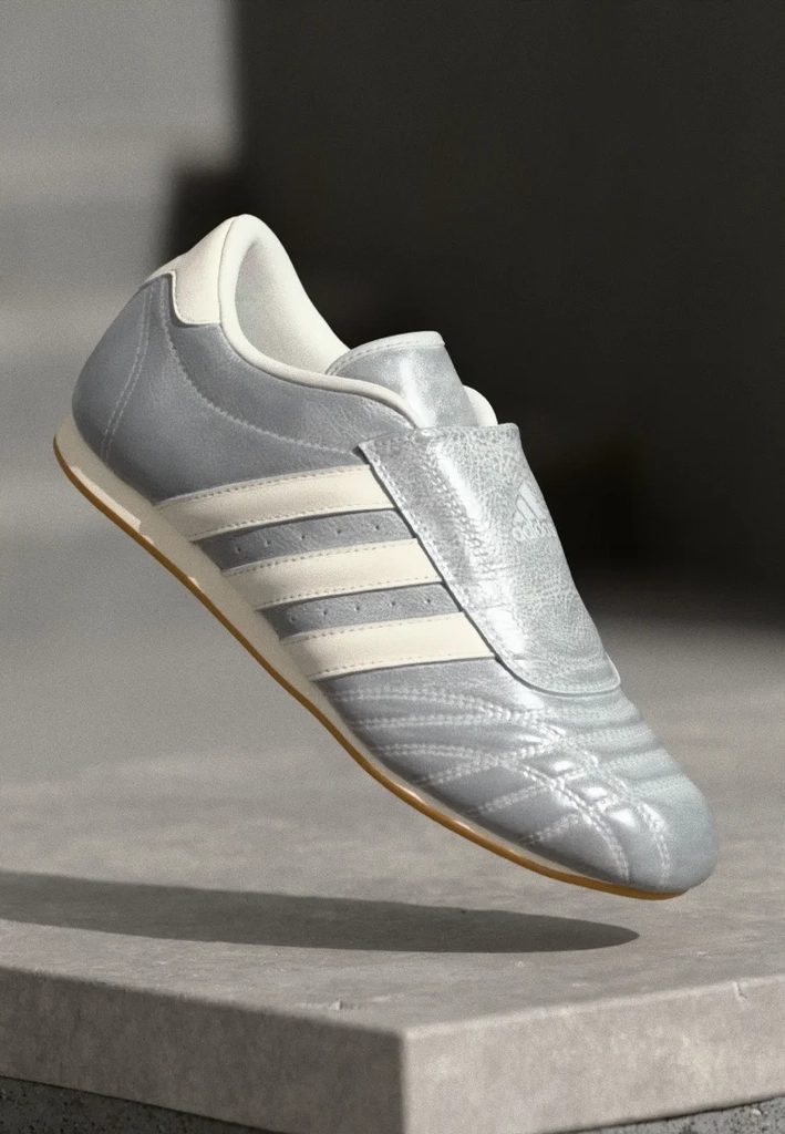 taekwondo w - sneakers - silver metallic/off white
