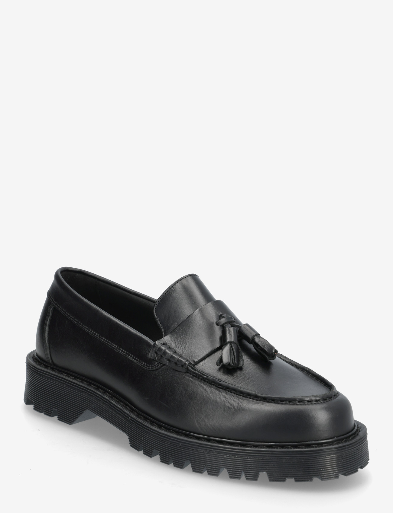pete loafer - black leather - loafers