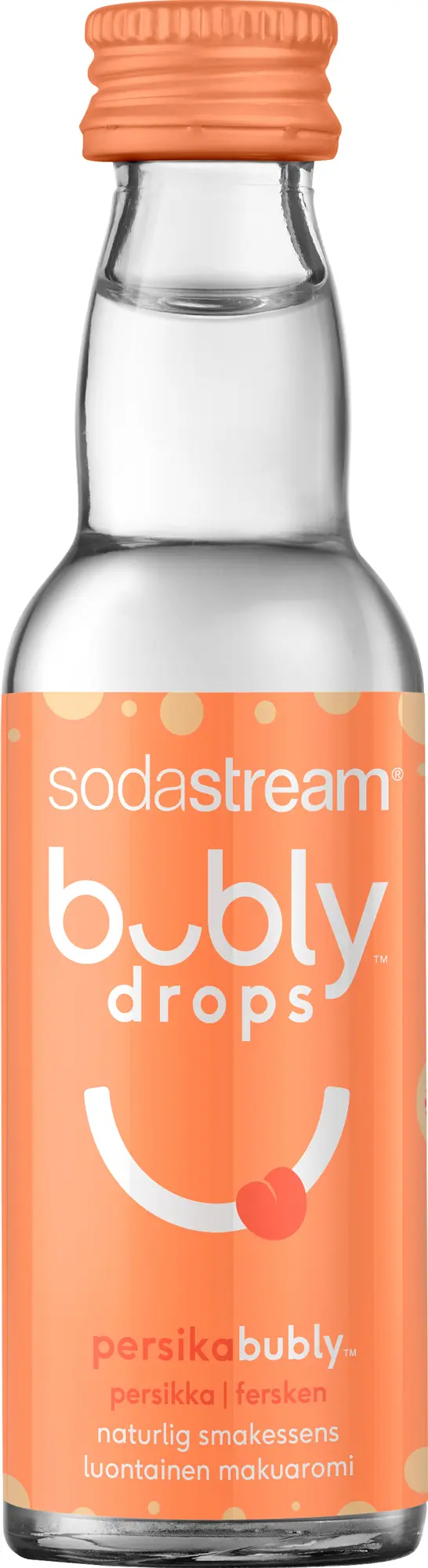 sodastream bubly drops fersken smagsekstrakt