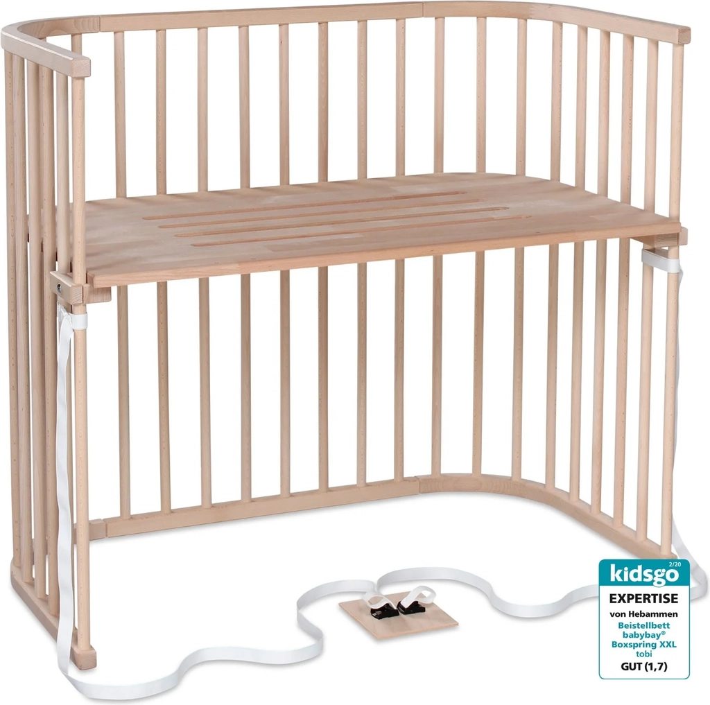 side by side seng, boxspring xxl - hvid
