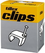 Tillex Lednings-Clips 3-5mm Natur 100 Stk