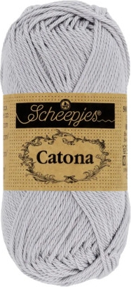 Scheepjes Catona Garn 074 Kvicksilver - 25g