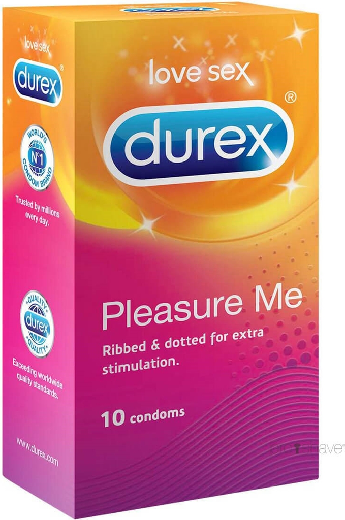 Durex Kondomer Pleasure Me, 10 stk.