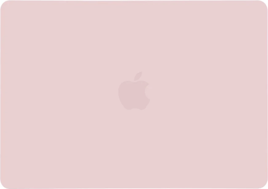 MacBook Air 13" M5/M4/M3/M2 (2026-2022) Mat Plastik Bærbar Cover - Lyserød