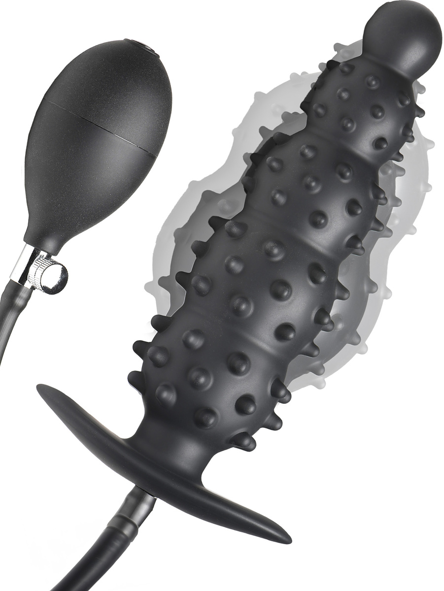 Master Series : Ass Puffer, Nubbed Oppblåsbar Analplugg