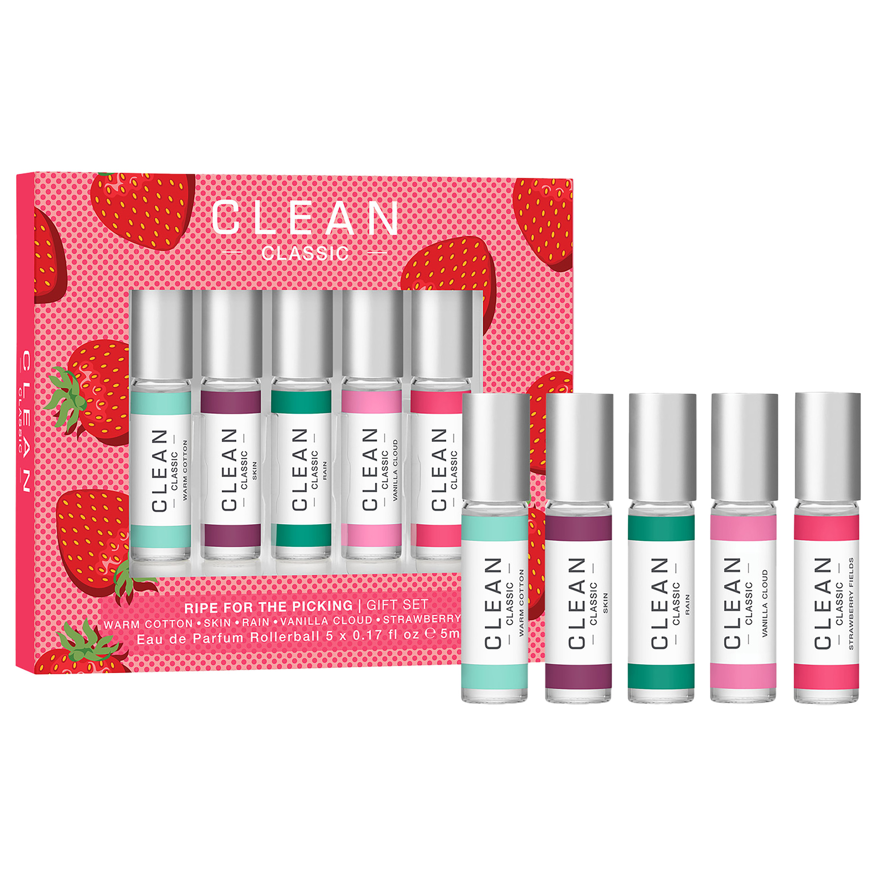 clean classic layering rollerball eau de parfum gaveæske