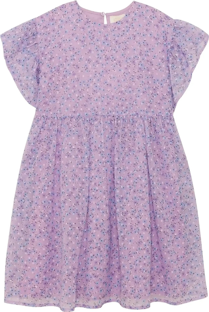 Creamie Dress Flower Dobby - Purple - 104