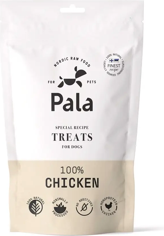 Pala Pala Treat // Smagfuld og blød godbid af 100% kylling 0.1kg