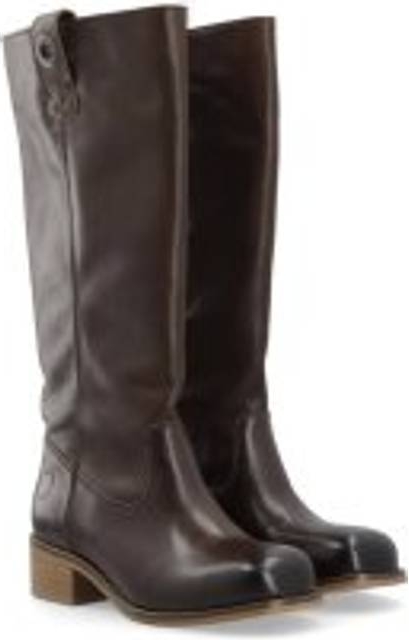 Cashott Casvilma Highshaft Pull Boot Tampa Langskaftede Støvler - Dark Brown