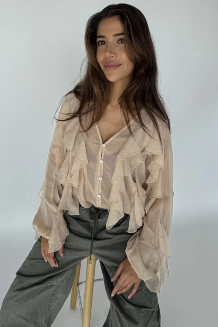 Continue Lissa Flounce B - Sand