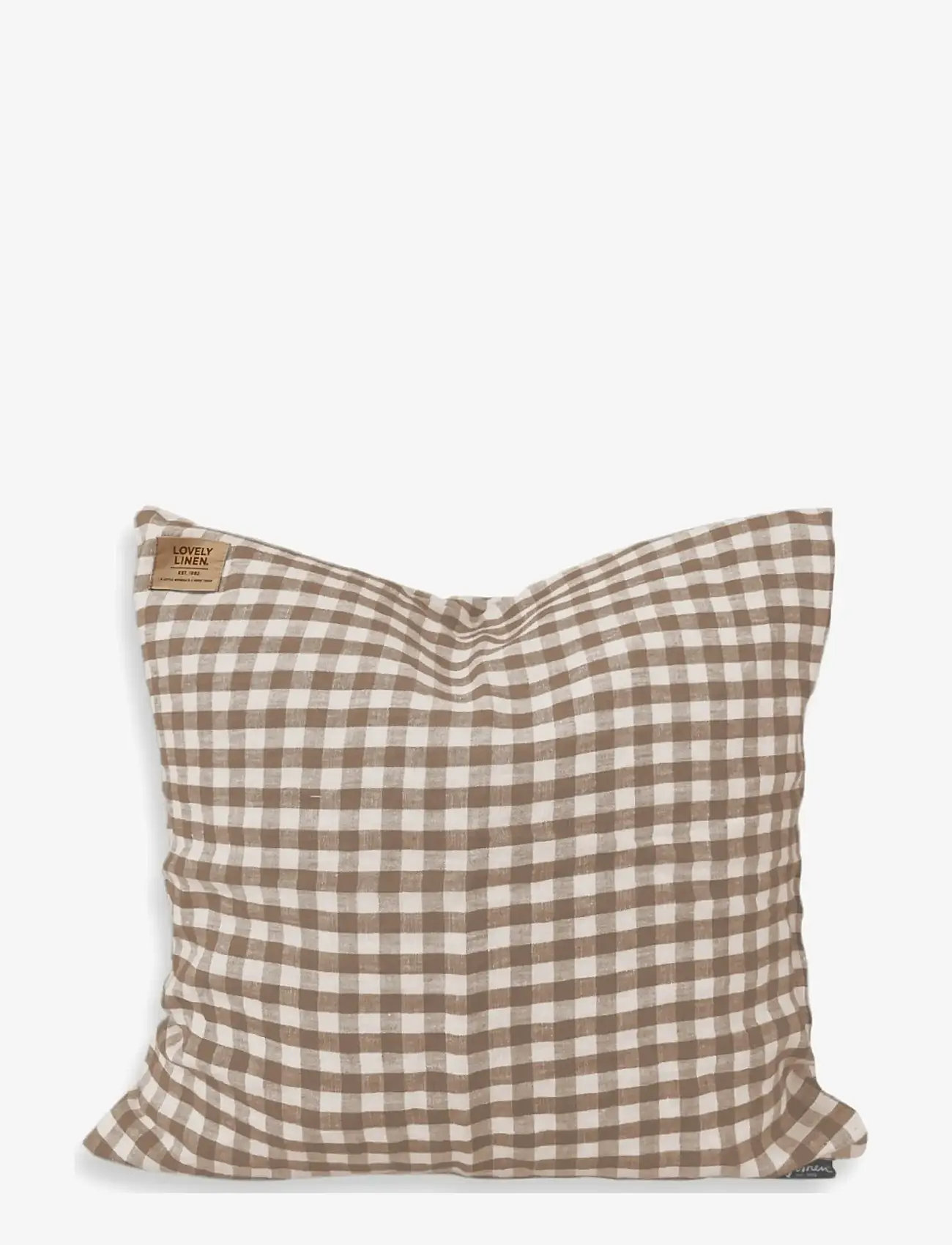 Lovely Linen Misty Cushion Cover - Brown - 50X50