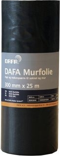 Dafa Murfolie 25m x 600 mm Sort 2 Stk