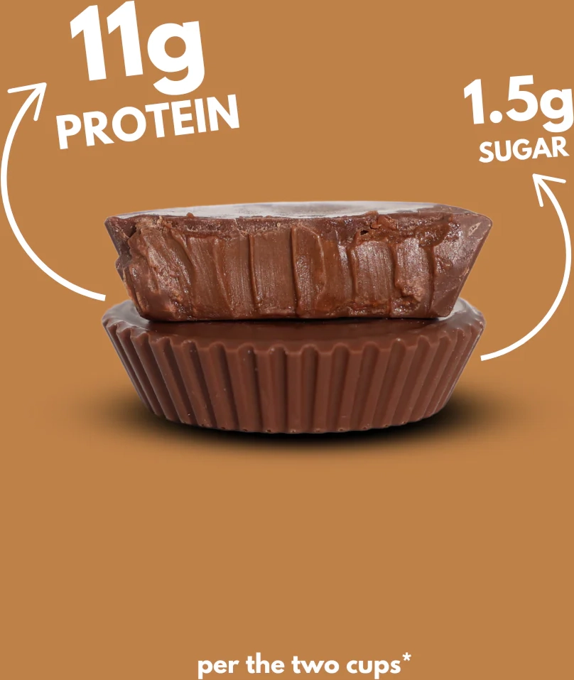 Nutry Nuts Protein Peanut Butter Cups Chocolate Hazelnut 42g 12pak