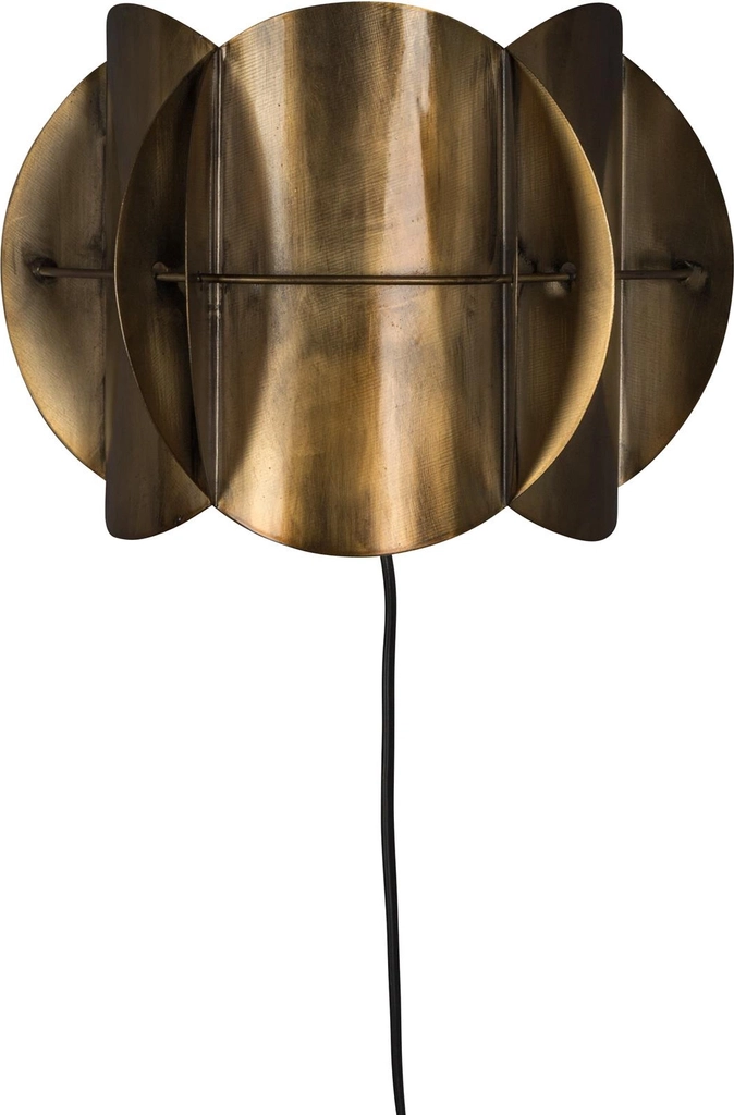 Væglampe Dutchbone Corridor asymmetrisk mid-century mørkebrun harpiks H19ÃB27ÃL135 cm