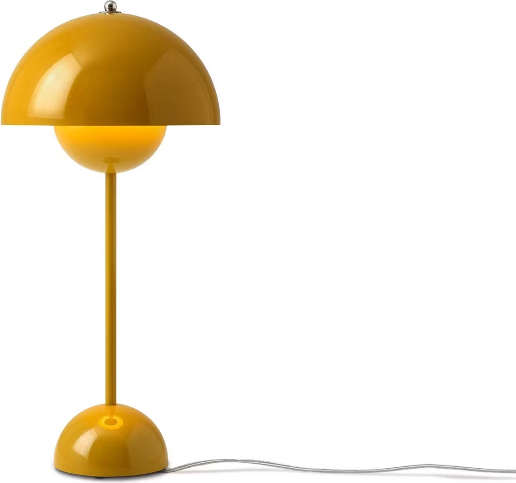 &Tradition Flowerpot VP3 Mustard Bordlampe 50cm