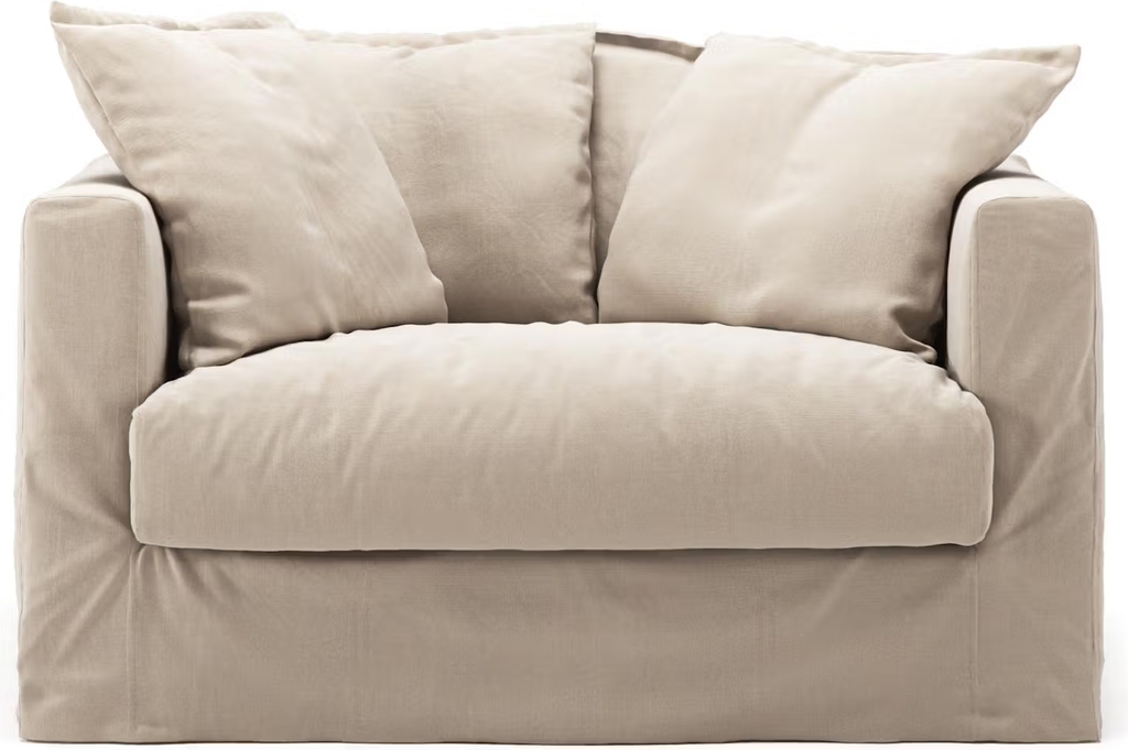 le grand air love seat bomuld, beige