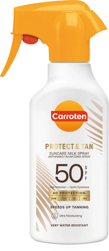 carroten protect & tan milk spray spf 30 - 270 ml