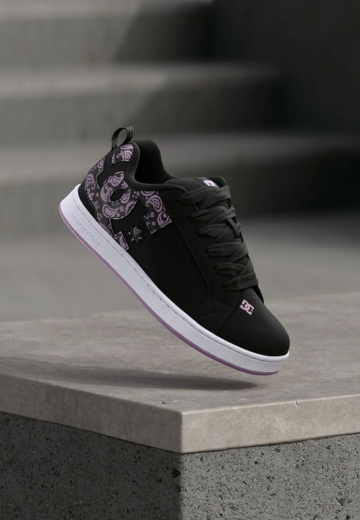 court graffik women - skatesko - black/lavender