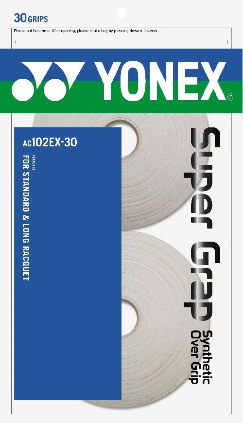 Yonex Wet Super Grap (30-pak, White)