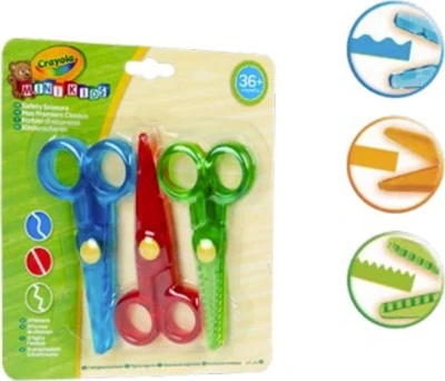 Crayola Office Scissors Shape Cut Multicolour