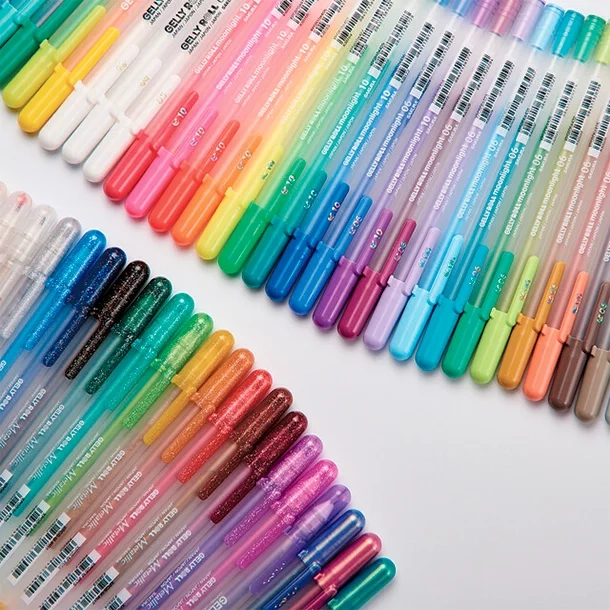 gelly roll metallic stykkevis