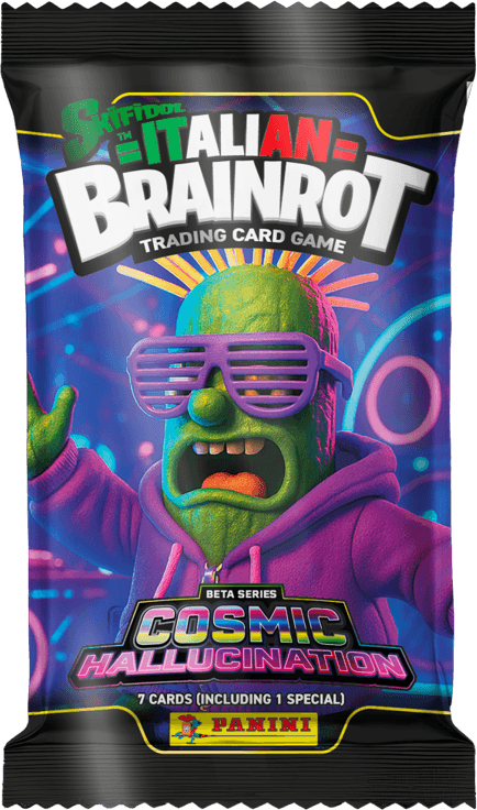 panini - italian brainrot - beta series: cosmic hallucination - booster pack (pan3342)