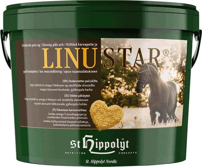 st. hippolyt - linustar - skinnende pels og regelmæssig fordøjelse - 3 kg
