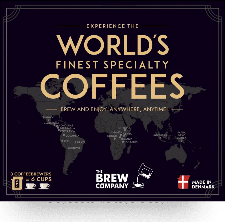 world's finest 3 stk. kaffegaveæske