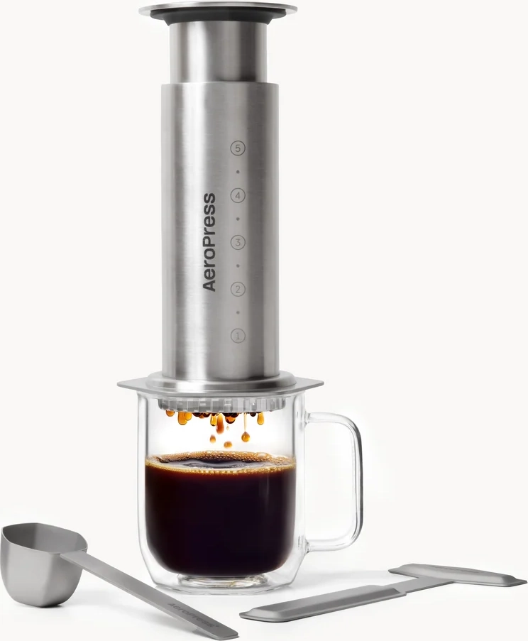 AeroPress Steel Stainless Coffee Press