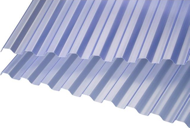 trapezplade blåtonet profil 70/16 109 x 244 cm