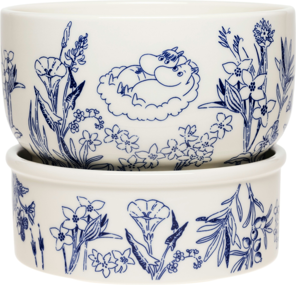 Arabia Moomin Plant Pot 170X150Mm Haru - Blue - 17X15CM