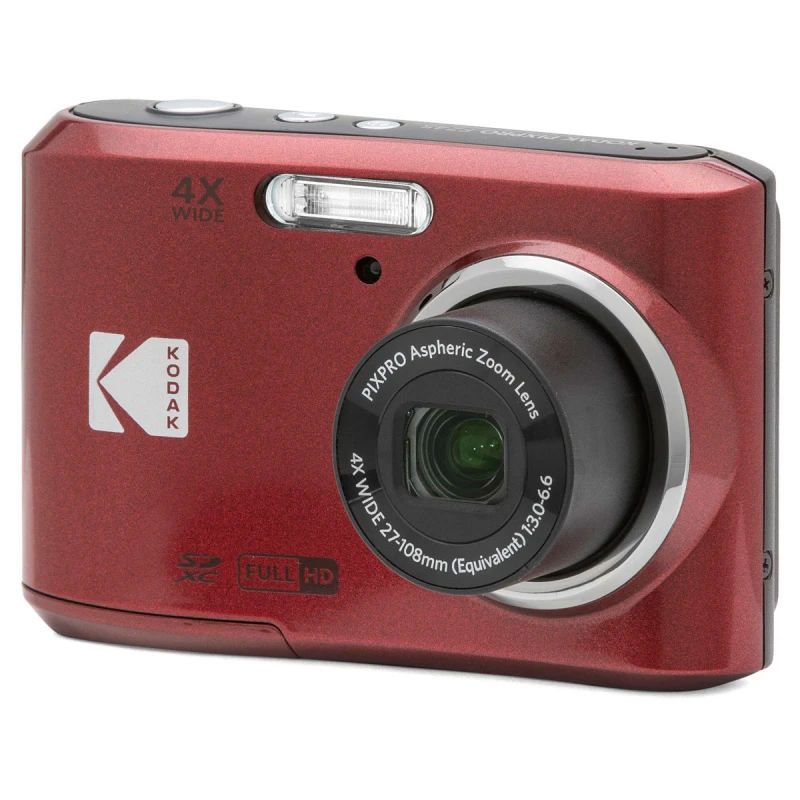kodak pixpro fz45 digital kamera (16mp) rød
