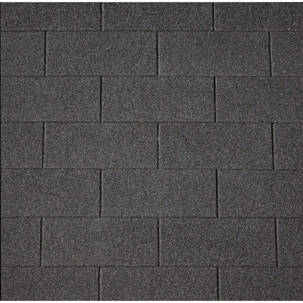 Easy IKO Shingel Easypack Rektangulær Sort 2 m² (Areal )