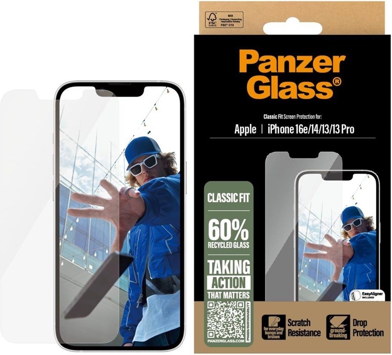 PanzerGlass Classic Fit Screen Protection til iPhone 16e