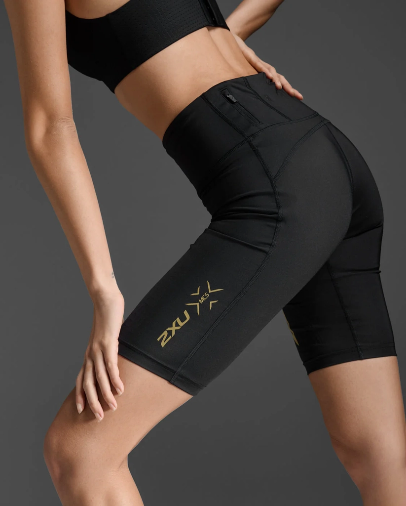 light speed mid-rise compression shorts