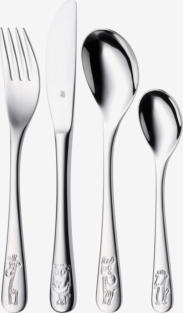 WMF Safari 4 Dele Børnesæt |Silver |One Size