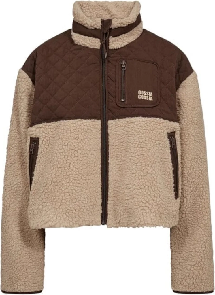 gossia jakke - litsy - sand brown mix