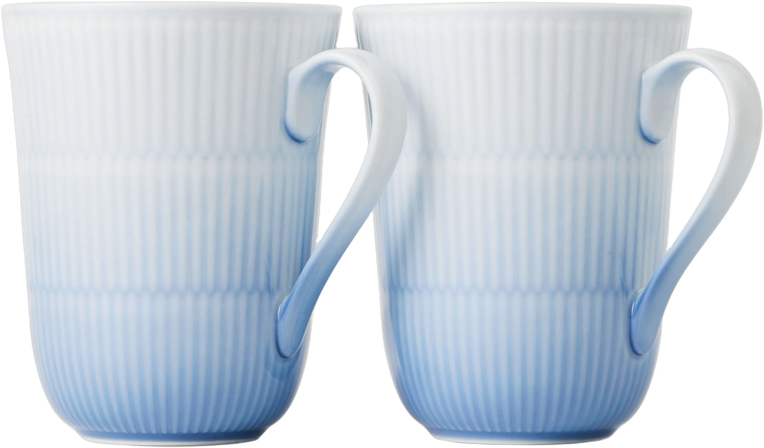 royal copenhagen iris krus - 2 stk.36 cl - porcelæn - blå