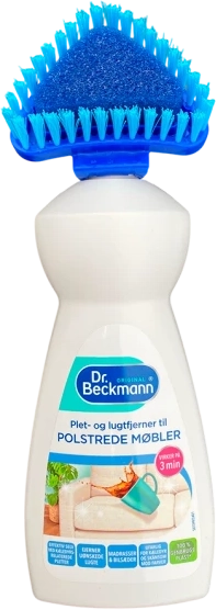 dr. beckmann, pletfjerner, polstrede møblerer m. børste