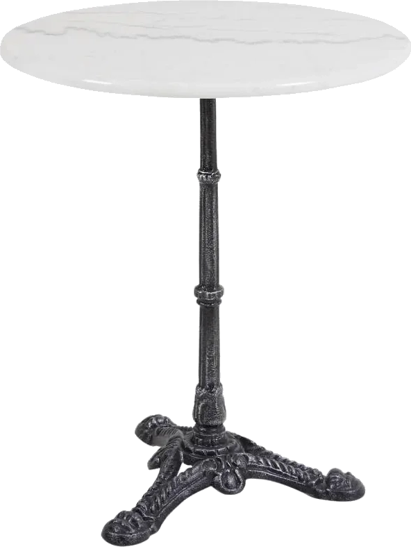 loire rundt marmor cafébord ø60 cm