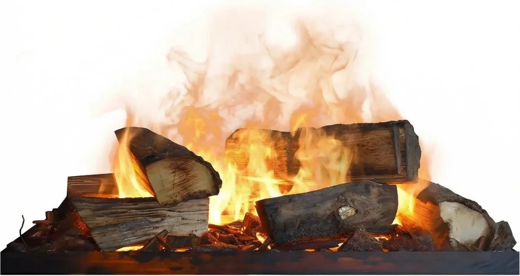 GlowFire Ensemble de Décoration pour Dimplex Opti-Myst Cassette 400/600 | En bois véritable - Fabriqué à la main en Allemagne
