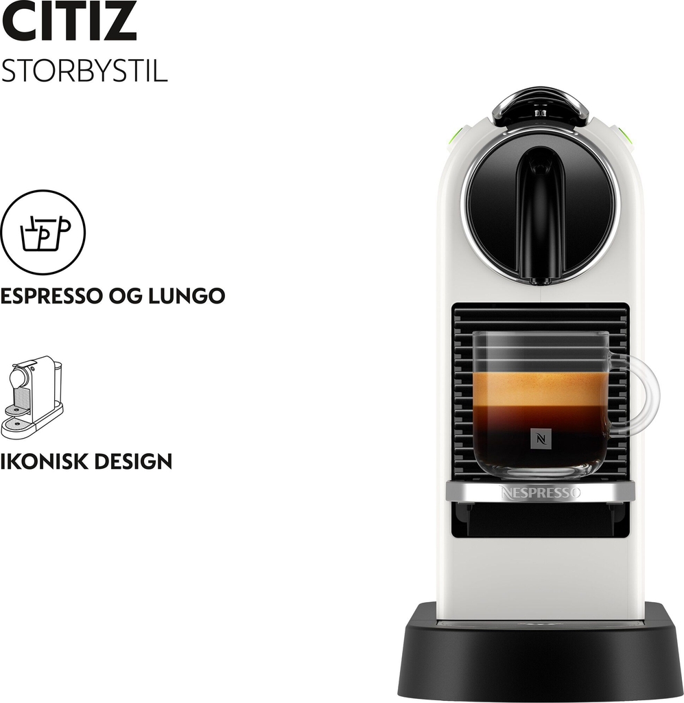 nespresso® citiz kaffemaskine delonghi