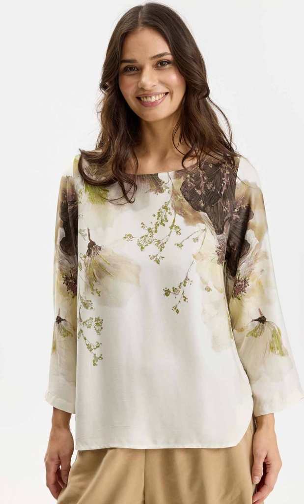 silla blouse green - 17058