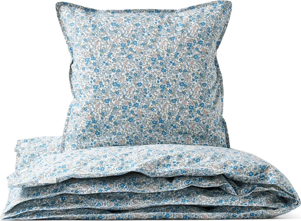 sengesæt, floral day, baby