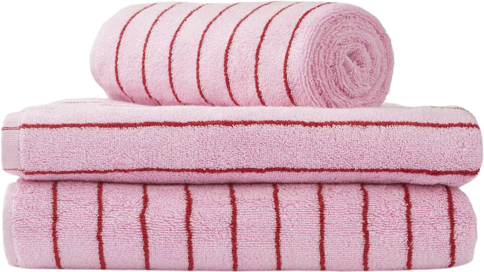 naram towel - baby pink & ski patrol fra bongusta
