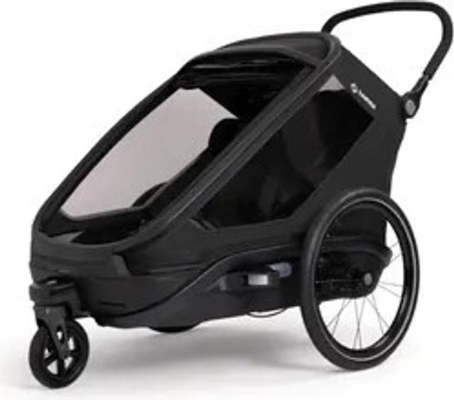 Hamax Outback Next Double Bicycle Trailer Black