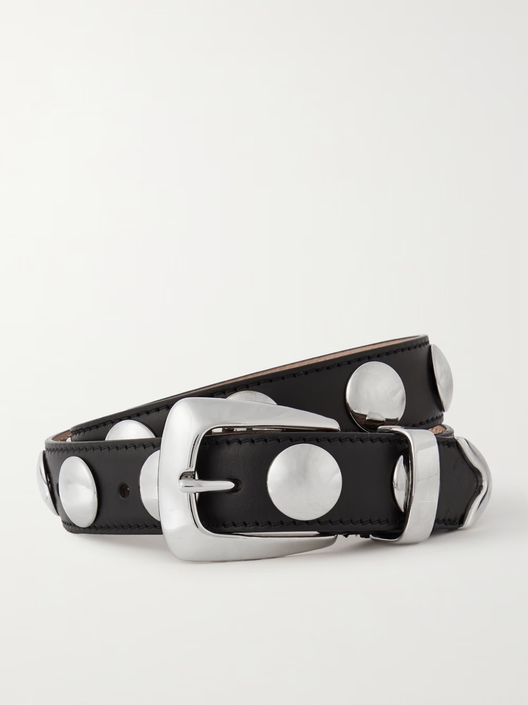 The Benny studded leather belt