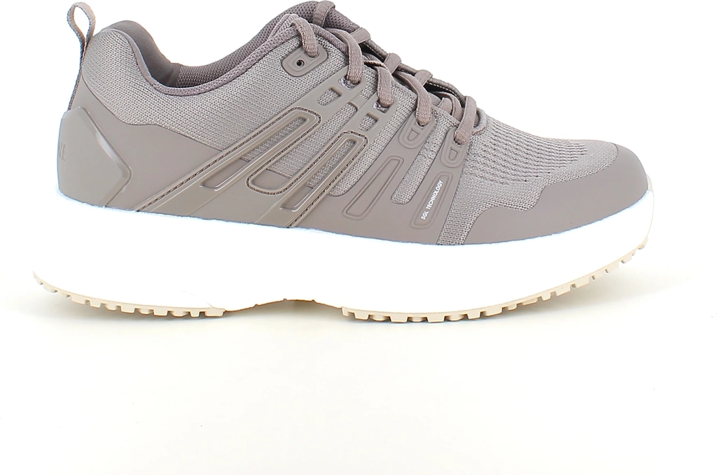 gaitline advance lite – stødabsorberende komfort i beige med hvid bund
