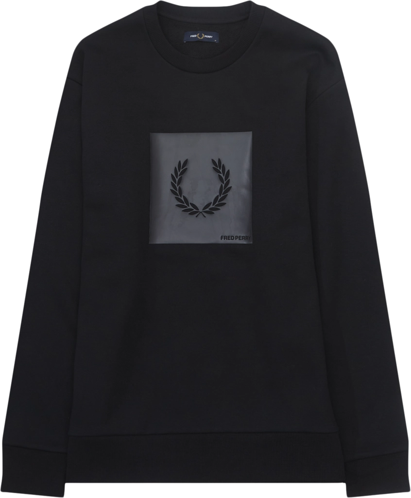 box graphic logo sweatshirt